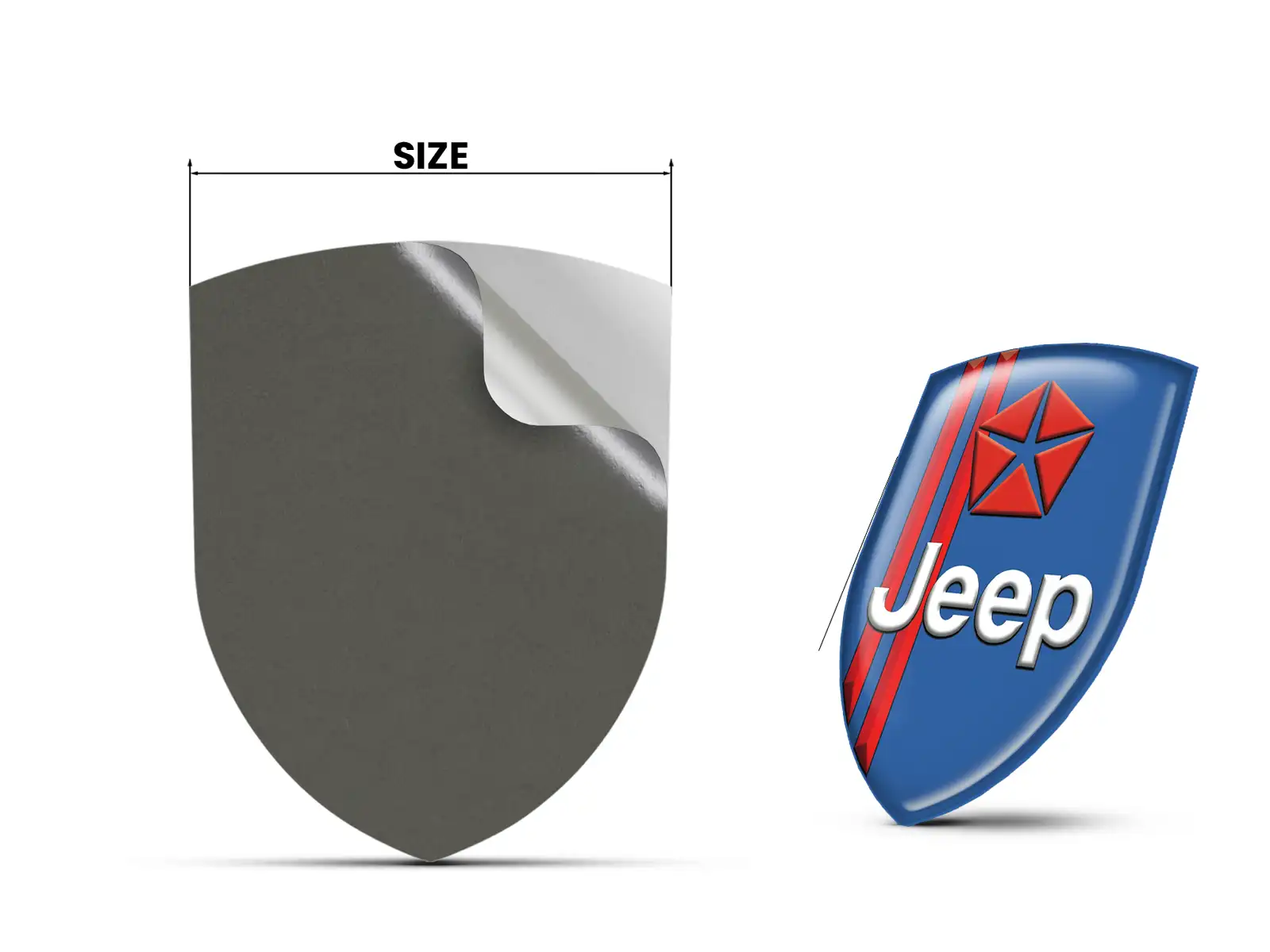 Jeep Autoaufkleber Exklusiv Minimal Professionell